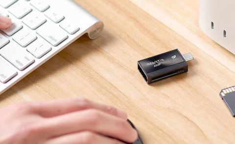 Adata Dysk Zewnętrzny SSD SC730 512G USB 3.2C/A 600/600MB/s czarny ADATA