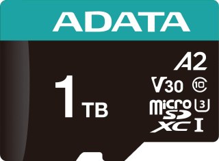 Adata Karta pamięci microSD Premier Pro 1TB UHS1 U3 V30 100/85 MB/s + adapter ADATA
