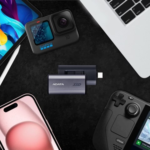 Adata Zewnętrzny dysk SSD SC750 500G USB3.2C 1050/1000 MB/s ADATA