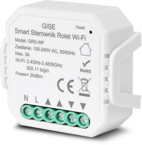 GISE Smart Sterownik roletowy WiFi GEN 2 | Tuya | GRS-WF TUYA