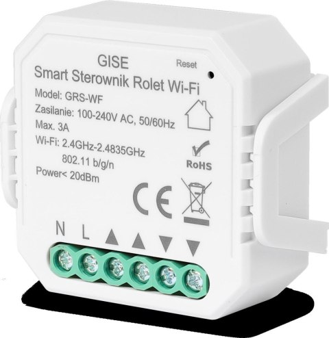 GISE Smart Sterownik roletowy WiFi GEN 2 | Tuya | GRS-WF TUYA