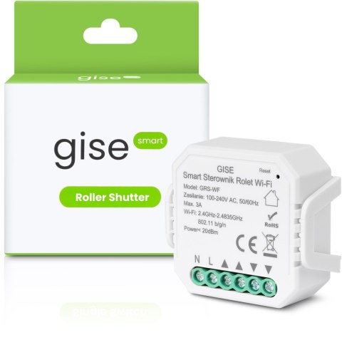 GISE Smart Sterownik roletowy WiFi GEN 2 | Tuya | GRS-WF TUYA