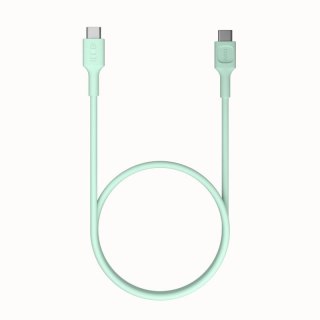 KABEL USB-C / USB-C Greencell PowerFlex 30cm PD 100W zielony silikonowy GREEN CELL