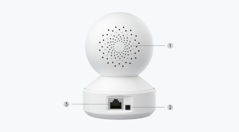 Kamera IP Reolink E340 wewnętrzna obrotowa 8MPx WiFi biała REOLINK