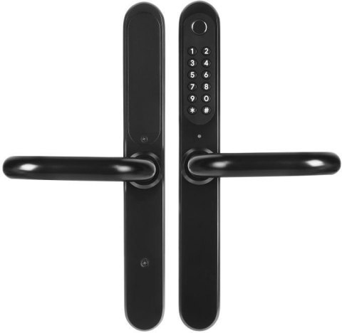 Klamka z kontrolerem dostepu EURA ELH-30H4 Black EURA