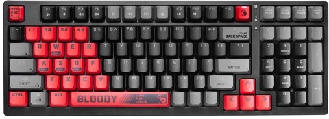Klawiatura mechaniczna A4TECH BLOODY S98 USB Sports Red (BLMS Red Plus Switches) A4TECH