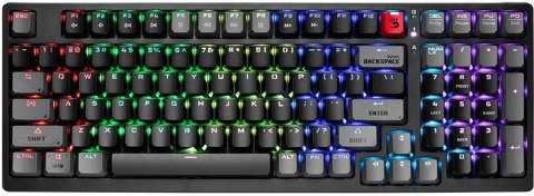 Klawiatura mechaniczna A4TECH BLOODY S98 USB Sports Red (BLMS Red Plus Switches) A4TECH