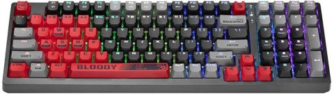 Klawiatura mechaniczna A4TECH BLOODY S98 USB Sports Red (BLMS Red Plus Switches) A4TECH