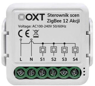 Moduł OXT mini sterownik scen 12 akcji 230V ZigBee TUYA T254 OXT