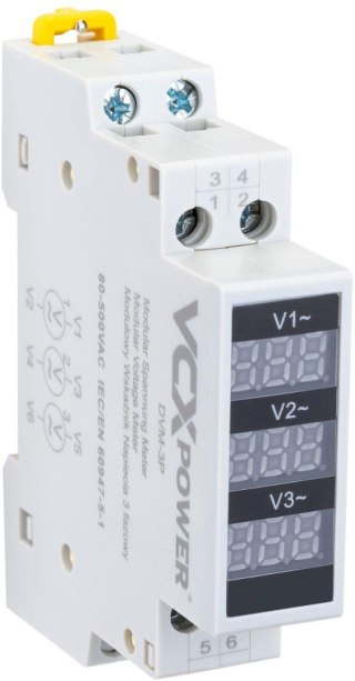 Modułowy wskaźnik napięcia DVM 3 Fazowy VCX