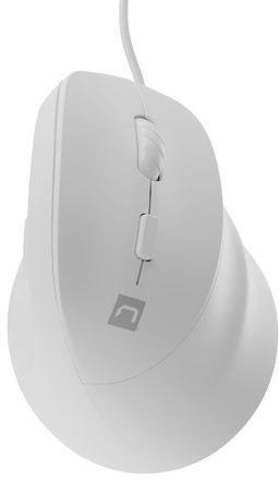 Mysz wertykalna Natec Crake 2 Pro 12800DPI biały NATEC