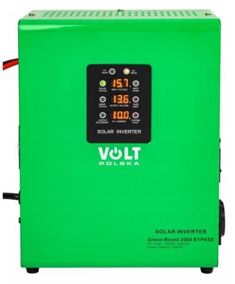 Przetwornica solarna VOLT POLSKA GREEN BOOST MPPT 3000 (120-350VDC) BYPASS VOLT POLSKA