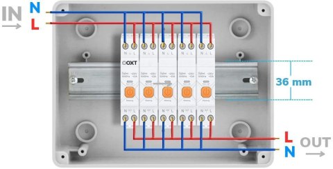 Inteligentny Sterownik OXT | 63A | Licznik | ZigBee | Tuya T337 OXT