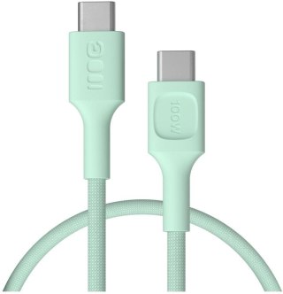 KABEL USB-C / USB-C Greencell PowerStream 30cm PD 100W zielony w oplocie GREEN CELL