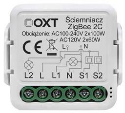 Moduł OXT mini ściemniacz 2 obwody ZigBee TUYA OXT