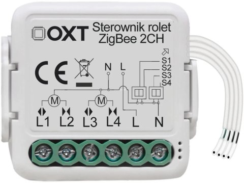 Moduł OXT mini sterownik 2 rolety ZigBee TUYA OXT