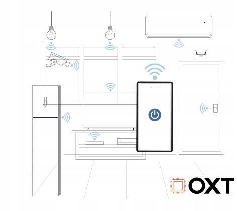 Moduł OXT przekaźnik 1 obw. pomiar 16A ZigBee TUYA OXT