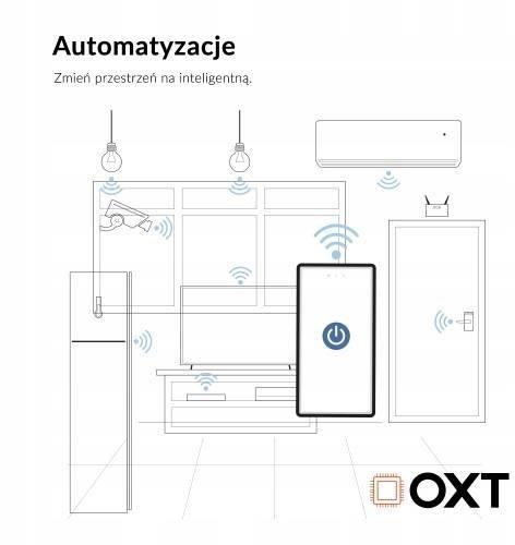 Moduł OXT przekaźnik 1 obwód pomiar 16A WIFI TUYA BLEBOX