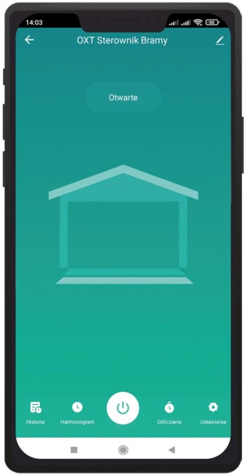 Moduł OXT z sensorem do silnika bramy garażu ZigBee TUYA OXT