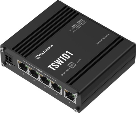 Teltonika TSW101 switch przemysłowy PoE+ (TSW101000000) TELTONIKA