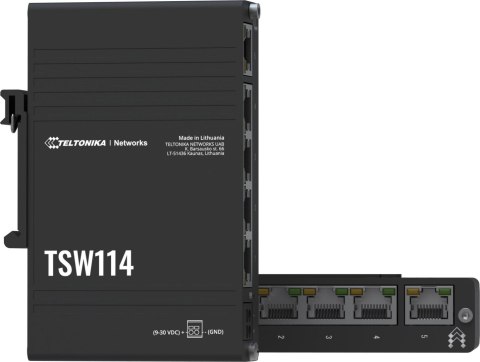 Teltonika TSW114 switch przemysłowy 5xGE (TSW114000000) DIN TELTONIKA