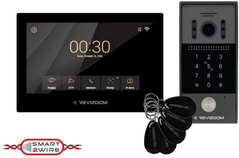 Wideodomofon REVIZOOM RM-T273HD BLACK/RC-212HD-CK1 REVIZOOM