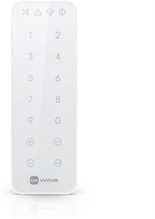 BE WAVE Bezprzewodowa klawiatura dotykowa (biała typ urządzenia AKP-200-W) Smart Keypad W (AKP-200-W) SATEL