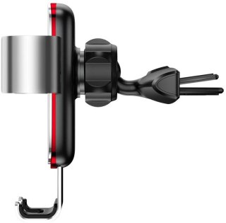 Baseus Metal Age Gravity Car Mount metalowy samochodowy uchwyt grawitacyjny na slot CD srebrny (SUYL-J0S) BASEUS