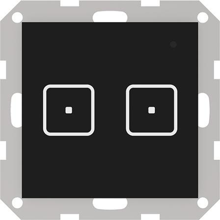 Bezprzewodowy włącznik dwupolowy czarny FS-02 Tech Sterowniki TECH STEROWNIKI