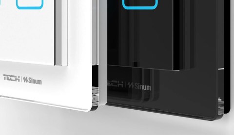 Bezprzewodowy włącznik dwupolowy czarny FS-02 Tech Sterowniki TECH STEROWNIKI