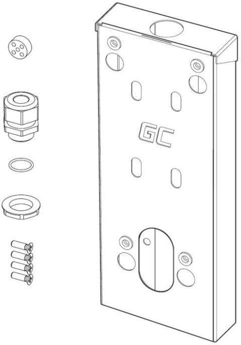 DYSTANS DO MONTAŻU ŁADOWARKI EV WALLBOX Greencell HabuDen Spacer EVGCAKHS1 GREEN CELL