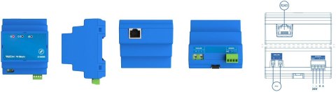 Extender sygnału na szynę DIN EX-MODBUS Tech sterowniki TECH STEROWNIKI