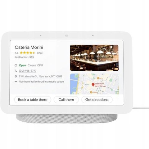 Głośnik Google Nest Hub z Asystentem Google 2gen Chalk GOOGLE