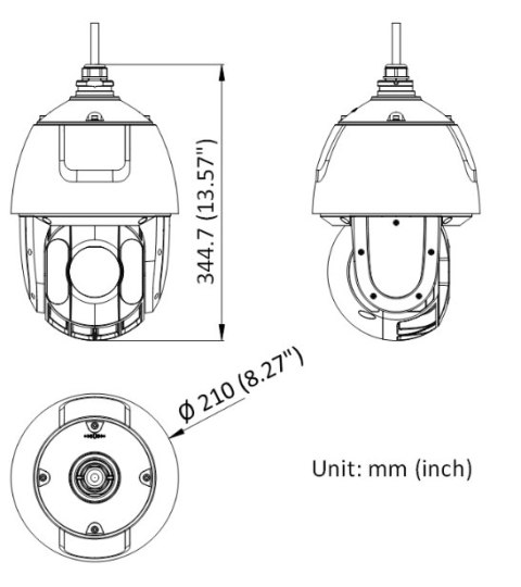 KAMERA IP PTZ HIKVISION DS-2DE5425IW-AE (T5) PL HIKVISION