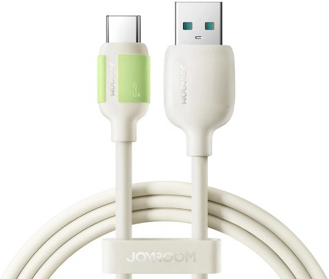Kabel Joyroom S-A53 60W USB-C - USB-C z fluorescencyjną końcówką 1,2 m - beżowy JOYROOM