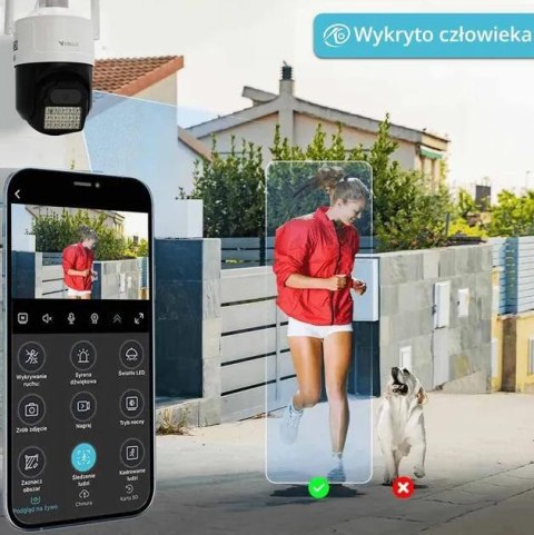 Kamera IP ORLLO Z17 Ultra 4K zewnętrzna obrotowa GSM na kartę SIM ORLLO