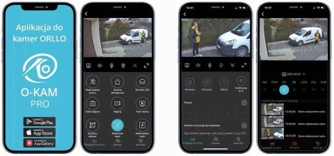 Kamera IP ORLLO Z17 Ultra 4K zewnętrzna obrotowa GSM na kartę SIM ORLLO