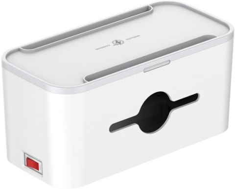 LISTWA ANTYPRZEPIĘCIOWA Z ZABEZPIECZENIEM Energizer 5x SCHUKO 2x USB-A 1x USB-C 2500W 10A KABEL 2M MAGNETIC ENERGIZER