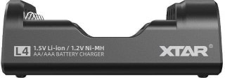 Ładowarka do akumulatorów R03 / AAA oraz R6 / AA Li-ion 1,5V / NiMH Xtar L4 XTAR