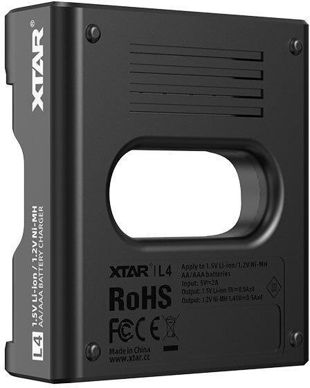Ładowarka do akumulatorów R03 / AAA oraz R6 / AA Li-ion 1,5V / NiMH Xtar L4 XTAR