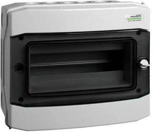 PLASTIKOWA OBUDOWA INSTALACYJNA Natynkowa IP65 1X12 modułów. PHS 12T NOARK 101494 NOARK