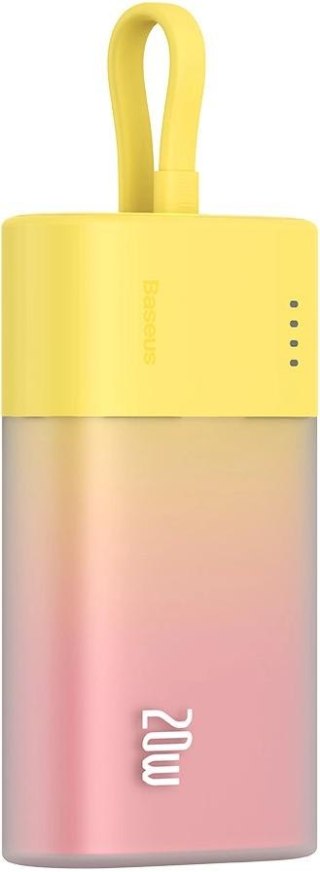 Powerbank Baseus Popsicle 5200mAh 20W z wbudowanym kablem Lightning BASEUS