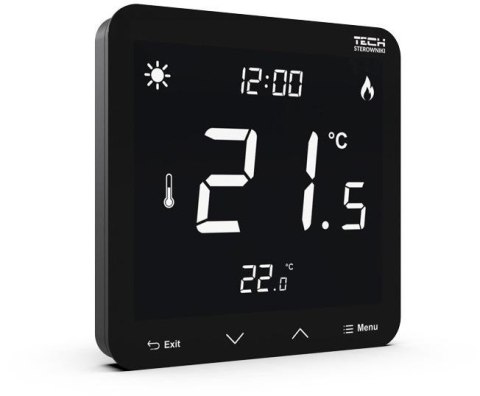 Przewodowy dwustanowy regulator pokojowy podtynkowy czarny ST-297z v3 Tech sterowniki TECH STEROWNIKI