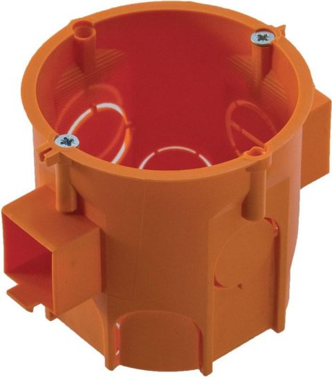Puszka PK60 Lux głęboka łączeniowa z wkrętami pomarańczowa Pawbol - A.0006LP PAWBOL