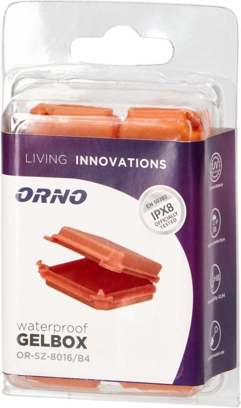 Puszka żelowa zabezpieczająca IPX8, mała, blister, 4 szt. OR-SZ-8016/B4 ORNO