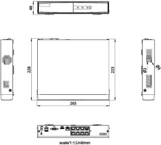 REJESTRATOR IP HIKVISION DS-7108NI-Q1/8P/M(STD)(D) PL HIKVISION