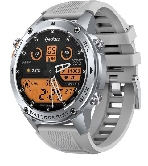 Smartwatch Zeblaze Stratos 2 Ultra - srebrny ZEBLAZE