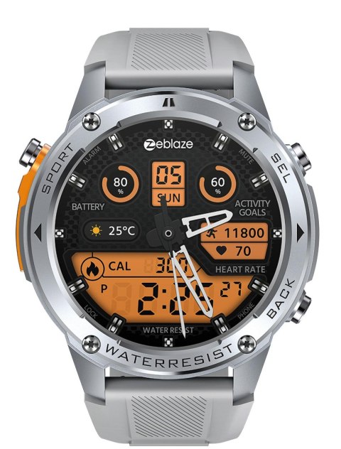 Smartwatch Zeblaze Stratos 2 Ultra - srebrny ZEBLAZE
