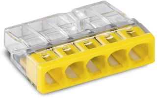 Szybkozłączka DRUT 5x 0,5-2,5mm2 WAGO 2273-205 (Paczka 100szt.) WAGO