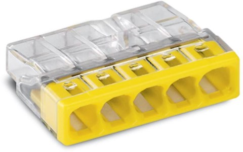 Szybkozłączka DRUT 5x 0,5-2,5mm2 WAGO 2273-205 (Paczka 100szt.) WAGO
